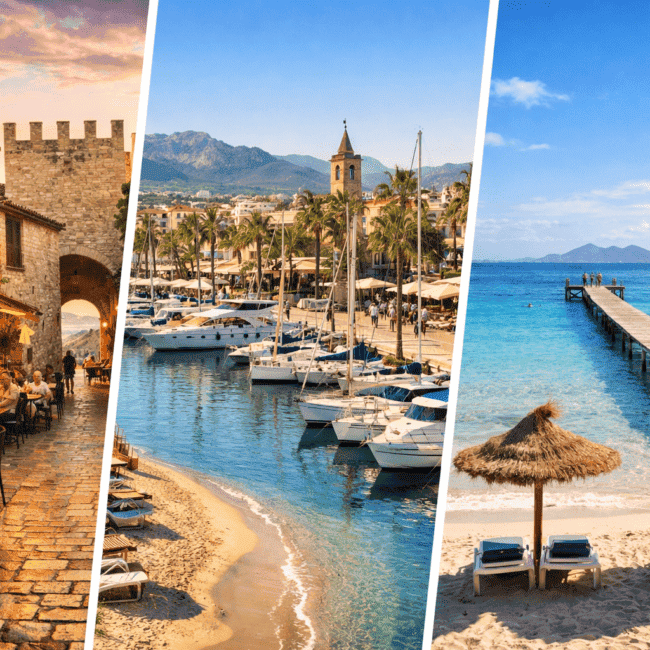 Alcúdia vs Port d’Alcúdia vs Playa de Muro