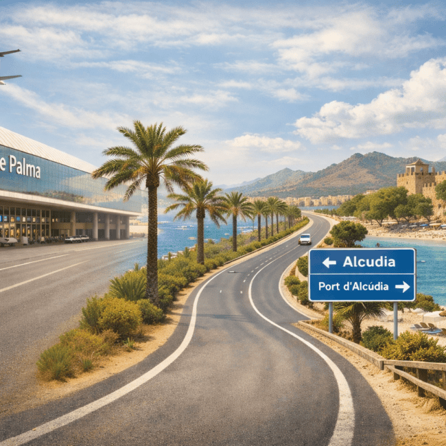 dojazd palma alcudia