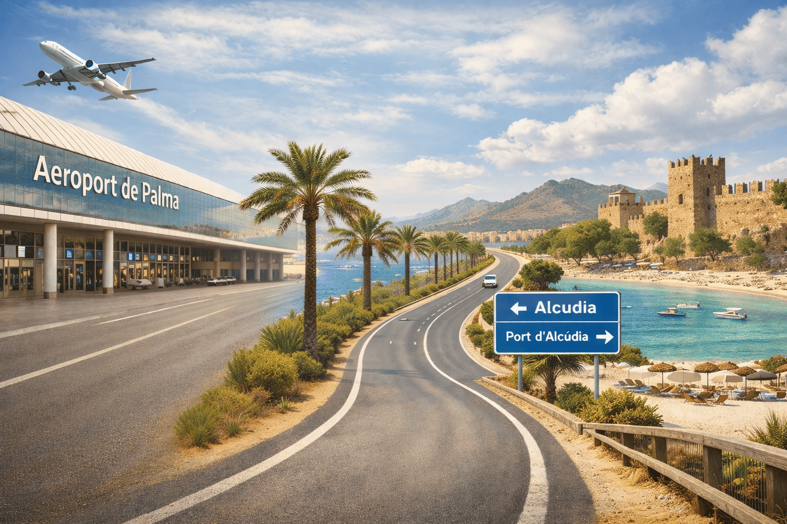 dojazd palma alcudia